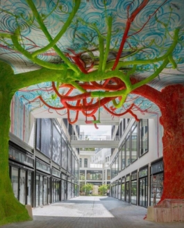 Fabrice Hyber Les deux Chênes