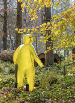 Vue d'exposition par Luc Boegly des TedHyber de Fabrice Hyber