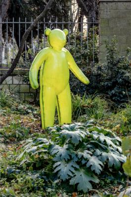 Vue d'exposition par Luc Boegly des TedHyber de Fabrice Hyber